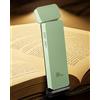 86lux Luce per Lettura Libri a Letto, luce libro lettura notturna Ricaricabile LED Ultra Leggera con, 3 Colori ambra & Luminosità Regolabile, Flessibile per bambini e amanti dei libri, Verde Limone