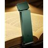 86lux Luce per Lettura Libri a Letto, luce libro lettura notturna Ricaricabile LED Ultra Leggera con, 3 Colori ambra & Luminosità Regolabile, Flessibile per bambini e amanti dei libri, Verde