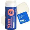 4 people who care forpeople BIO Stick solare SPF 50 · Crema solare surf resistente all'acqua con zinco · Filtro solare minerale non‑nano · Per bambini e adulti · 100 % naturale