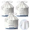 MEYSO 300pezzi in 3 borsa Asciugamani Monouso 100% Cotone Non-tessuto Lusso Lavabili Tessuto di Cotone Facciale in Cotone per la Pulizia del Viso usa e getta, salviette per il trucco del viso