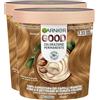 Garnier Good Colorazione Permanente Senza Ammoniaca 7.33 Biondo Caramello Tinta Lunga Durata 8 Settimane Copertura 100% Capelli Bianchi Colore Brillante e Luminoso Formula Vegana - 2 Confezioni