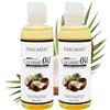 Crunier 2 x Olio di cocco frazionato,Olio di cocco liquido biologico 100 ml,Olio vettore diolio di cocco, Trasparente, Olioper la cura naturale, Facilmente assorbibile, Oliodi coccofrazionato per viso, corpo
