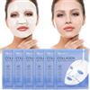 WQIZJTAM Maschera per collagene, maschera per collagene, 6 pezzi, riduce al minimo i pori, riduce le linee sottili e le rughe, biologico collagene Real Deep Mask, lenitivo, idratante, nutriente, maschera per