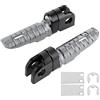 Yctze Coppia di pedane anteriori in lega di alluminio per Ninja Z125 PRO Z250/SL Z400 Z900 ()