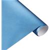 MITINGER Pellicola Wrapping Auto,Pellicola per Auto Car-styling 30 * 100 cm PVC Wrap Car Sticker Autoadesivo Disegno Spazzolato Ice Ice Automobili Autoadesivi for motocicli(Light Blue)