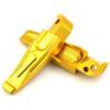 Generico Per TMAX530 TMAX500 TMAX560 T-MAX Motocicletta posteriore passeggero piedi Pegs (Oro)