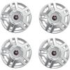 Fiat ORIGINALE FIAT Set di Copricerchi 15 pollici cerchio emblema Rosso Fiat Ducato 250 fino a 2014 OE 1358879080