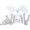 UTMGNY Poggiapiedi Piedi Pegs Moto Pedane Anteriori Pedane Per CBR 600RR 600 RR 2003-2006 2004 2005 Poggiapiedi Pad Accessori