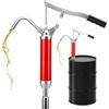Yosoo Health Gear Pompa per Fusti con Azione a Leva, Pompa Manuale per tamburo | Tubo di Aspirazione Telescopico da 15 a 55 Galloni, per Gasolio, olio lubrificante, olio motore