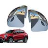 Palmaspareparts COPPIA CALOTTE CROMATE FIAT 500X PER SPECCHI ESTERNI SINISTRO E DESTRO