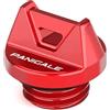 YIJIEBAO Adatto for Ducati MULTISTRADA V4 Multistrada V2 Panigale V4 M20*2.5 Moto CNC Filtro Olio Coppa Tappo Motore Accessori Accessori(Panigale Red)