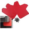 TVVXIO 4 Pezzi Paraspruzzi Auto, per Toyota Yaris 4 | GR | Cross | Hybride 2020-2023 2024 2025 Parafanghi Anteriori O Posteriori, Parafanghi Protettivi Schizzi Pneumatici,B Red
