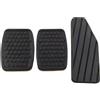 TINGYUS Freno Frizione Pedale Pad Copre Per Chevrolet Per Spark 1998-2010 Per Daewoo Per Tico Per Matiz Kit Di 3 Copri Cuscinetti In Gomma Pedale Acceleratore Frizione Freno Auto