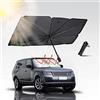 VTDOUQ Parasole per parabrezza anteriore per auto, per Land Rover Rang Rover Evoque Velar Freelander2 3 Discovery4 SPORT Defender, albero pieghevole pieghevole facile riporre utilizzare,For-Range-Rover-Sport