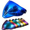 PSLER IC-06 visiera - Icon Airflite Visiera per Casco da Moto, Scudo Facciale, Accessori di Ricambio per Icon Airflite IC-06, Blu Scuro