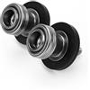 YADLIUASA Tamponi Paratelaio Per Moto Per Aprilia Per Tuareg 660 Tuono 660 1100 RS 50 125 150 RSV RSV4 1000 Supporto Per Moto Vite Forcellone Bobine Slider M6(Titanium-A)