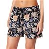 Schiesser Damen Schlafhose Kurz Modal-Mix + Relax Slip Pigiama, Nero_182303, 40 Donna