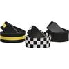 URBAN CLASSICS 3 Cinture Unisex, Set Cinture con Fibbia Scorrevole in Metallo, Mimetica, Cintura a Scacchi, Lunghezza S/M: 115cm, L/XL: 135cm