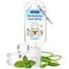 GJYC PET Spray Rinfrescante per Cani - Effetto rinfrescante immediato, Nebbia Leggera e Non appiccicosa - Sollievo istantaneo per Bulldog, Carlini e Razze brachicefale - Ideale per L'Estate - 65 ml