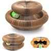 Gofady Magic Organ Tiragraffi per gatti | 2 in 1 pieghevole con campanella | Giocattolo interattivo e casetta di cartone per gatti domestici (Dimensioni standard)
