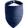ICEMOOD Bandana per Cani - Blu Navy, Chiusura a Pressione, Cotone Morbido, Taglia Media (3-14kg)