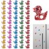 Sinbana 50pz Mini Magneti Frigorifero Anatra Resina, 5 Colori Simpatiche Calamite Miniatura per Frigorifero Divertenti Decorazioni Magnetiche Anatra per Cucina Ufficio Casa Armadietto (Stile Glitter)