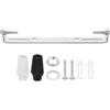 PATIKIL Kit Piastra Per Soffitto 130mm, 1 Set Staffa Di Montaggio Per Lampadario Piastra Barra Incrociata In Acciaio Con Vite Rondella Dado 2 Cappuccio Colore