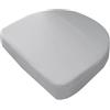 Waigg Kii Cuscino da giardino a forma di U, impermeabile, spesso a forma di U, cuscino per sedia, per casa, giardino, ufficio, interni ed esterni (45 x 45 x 3 cm, grigio)