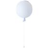 LONGDU Lampada a sospensione design a palloncino, plafoniera for cameretta dei bambini, lampadario creativo con interruttore a tirante, lampade da soffitto con paralume in acrilico colorato for camera
