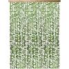 BIANCHERIAWEB Tenda Antimosca con Foglie Antirumore Caduta Pannello Porta Finestra Casa Amazzonia 100x220 Amazzonia
