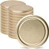 Pullmer Coperchio per bicchieri da 100 mm, tappo a vite, coperchio Twist-Off (oro, 20 pezzi)