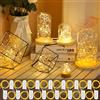 Frasheng Micro LED Luci Stringa 15pz,2m 20LEDs Micro Catena Di Lampada d'Atmosfera,Mini Lampada a fili di rame Bianco Caldo,Luci LED a Batteria,Luci Filo di Rame,Lucine Decorative,per Natale,Feste