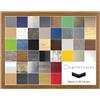 RahmenMax Skane - Cornice per puzzle, 48 x 64 cm, colore rovere rustico, sfondo bianco, antiriflesso