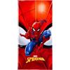 CARTOON Telo Mare Bambino Spider-Man 70x140 cm Asciugamano Microfibra 100% Poliestere Asciugatura Rapida Telo Spiaggia Piscina Rosso Blu Marvel Idea Regalo Supereroe