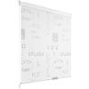 Homgoday Tenda a Rullo per Doccia 140x240 cm con Scritta Splash, Tenda Bagno, Tenda da Doccia, Impermeabile Tenda Doccia Tende da Vasca da Bagno