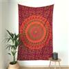MOMOMUS Mandala Arazzo da Parete per Camera da Letto, Soggiorno, Altre Stanze -100% Cotone, Colori Vivaci, Stile Indiano- Telo/Poster/Arazzo Mandala da Parete -Arancione, 135x210 cm