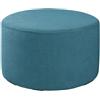 ELYSYSRL Rotondo Copri Pouf Elasticizzato Fodera Velluto Grande 50X50 80x80 80x65 Ottomano Cover Fodera Poggiapiedi per Divano Jacquard Antiscivolo Cover Sgabello Copertura Protettiva per Ottomana ( Color : @1