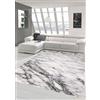 Teppich-Traum Tappeto Soggiorno Tappeto Effetto Marmo in Grigio Größe 80x150 cm