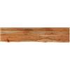 Keeushr Piano da tavolo rettangolare in legno massello di acacia, 160 x 30 x 2,5 cm, con bordo ad albero, per tavolo da bar, tavolino d'appoggio per progetti di mobili