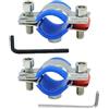 Supertool 2 pezzi Fix Sinking sedia da ufficio, altezza regolabile sedia da ufficio con chiave esagonale, 25-28 affondamento sedia da ufficio strumento di riparazione senza cilindro di ricambio