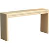 Generic Panca da Camera da Letto Legno Massello Panchina Ingresso Moderna Panca Spogliatoio Robusto Profondità 20 cm per Cucina Soggiorno, Tavola Ispessita(39.37in/100cm)
