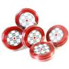 FILO PER DECESPUGLIATORE in NYLON TONDO ROSSO Val Garden Ø 3,3 mm X 50 metri