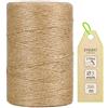 Eyeleaf 100m Spago per Decorazioni in Canapa 3mm - Corda per Tiragraffi per Gatti, Spago Multiuso per Fai da Te e Giardinaggio
