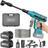 blayram Idropulitrice a batteria, 700 PSI Compatibile con Makita, idropulitrice con 2 batterie da 4,0 Ah, ugello 6 in 1, spruzzatore di schiuma, caldaia filtro, tubo da 5 m