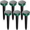 Behogan 6 repellenti per talpe ad ultrasuoni: IP65 impermeabile a energia solare, per esterni e giardino