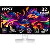MSI MPG 321URXWDE QD-OLED Monitor PC 80 cm (31.5") 3840 x 2160 Pixel 4K Ultra HD Bianco [9S6-3DD29A-023]
