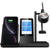 Yealink Cuffia con microfono Yealink WH66 Mono UC Sistema di audioconferenza personale Wireless A Padiglione Ufficio USB tipo Bluetooth Base ricarica Nero [1308007]