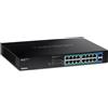 Trendnet TPE-TG182 switch di rete Gigabit Ethernet (10/100/1000) Supporto Power over (PoE) 1U Nero [TPE-TG182]