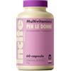 Incite Nutrition Multivitaminico per Donne. 60 Capsule. 22 Vitamine e Minerali Essenziali + Coenzima Q10. Supporta le Difese, l'Energia, le Ossa e l'Equilibrio Ormonale. Adatto a Vegetariani