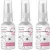 Dmrbiy 3 spray intimo naturale per donne, deodorante intimo, per donne, cura intima, da donna, pulizia rapida e cura della zona intima, spray per salviettine umidificate contro gli odori intimi